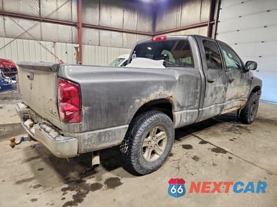 Trzecie zdjęcie samochodu z tyłu: 2007 DODGE RAM 1500 ST VIN:1D7HU18P87S268376 - miniatura