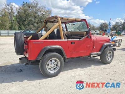 Trzecie zdjęcie samochodu z tyłu: 1988 JEEP WRANGLER S VIN:2BCHV81S0JB528030 - miniatura