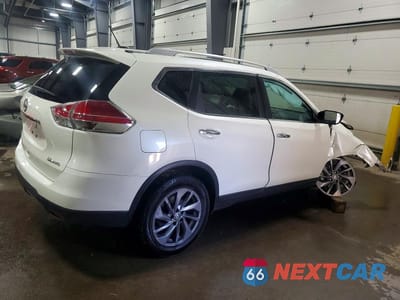 Trzecie zdjęcie samochodu z tyłu: 2016 NISSAN ROGUE SL VIN:5N1AT2MV9GC770912 - miniatura