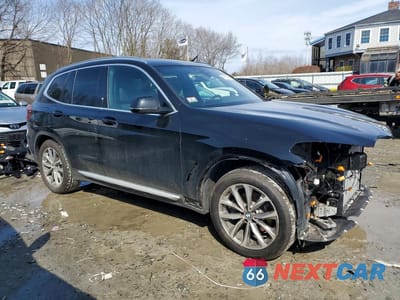 Czwarte zdjęcie samochodu z boku: 2019 BMW X3 XDRIVE30I VIN:5UXTR9C53KLE21325 - miniatura