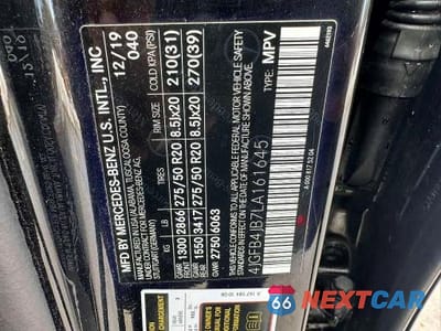 Zdjęcie 10 z 10 samochodu: 2020 MERCEDES-BENZ GLE 350 VIN:4JGFB4JB7LA161645 - miniatura