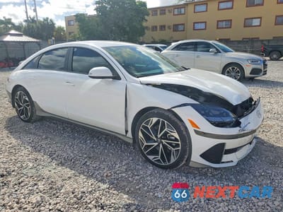 Czwarte zdjęcie samochodu z boku: 2025 HYUNDAI IONIQ 6 SEL VIN:KMHM34AA9SA114708 - miniatura
