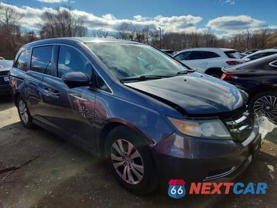 Czwarte zdjęcie samochodu z boku: 2014 HONDA ODYSSEY EX VIN:5FNRL5H46EB075684 - miniatura