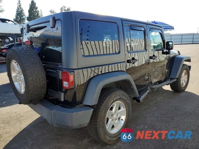 Trzecie zdjęcie samochodu z tyłu: 2014 JEEP WRANGLER UNLIMITED SPORT VIN:1C4BJWDGXEL270214 - miniatura