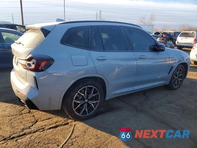 Trzecie zdjęcie samochodu z tyłu: 2022 BMW X3 M40I VIN:5UX83DP05N9M55127 - miniatura