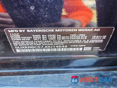 Zdjęcie 13 z 13 samochodu: 2018 BMW X5 XDRIVE 50I MSPORT VIN:5UXKR6C57J0U14644 - miniatura