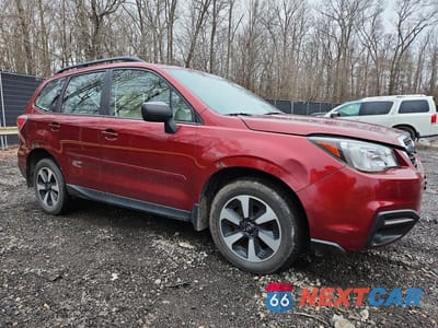 Czwarte zdjęcie samochodu z boku: 2018 SUBARU FORESTER 2.5I VIN:JF2SJABC7JH436335 - miniatura