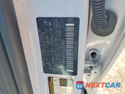 Zdjęcie 12 z 12 samochodu: 2025 KIA K5 VIN:KNAG64J79S5304849 - miniatura