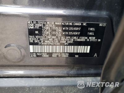 Zdjęcie 13 z 14 samochodu: 2023 TOYOTA RAV4 LE VIN:2T3H1RFV7PW279380 - miniatura