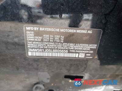 Zdjęcie 12 z 12 samochodu: 2020 BMW 330I VIN:3MW5R1J05L8B05656 - miniatura
