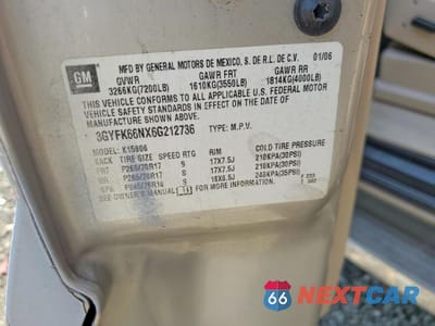 Zdjęcie 13 z 13 samochodu: 2006 CADILLAC ESCALADE ESV VIN:3GYFK66NX6G212736 - miniatura