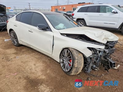 Czwarte zdjęcie samochodu z boku: 2019 INFINITI Q50 RED SPORT 400 VIN:JN1FV7AR6KM801080 - miniatura
