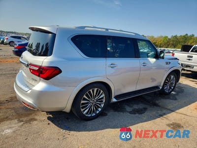 Trzecie zdjęcie samochodu z tyłu: 2019 INFINITI QX80 LUXE VIN:JN8AZ2NF2K9687620 - miniatura