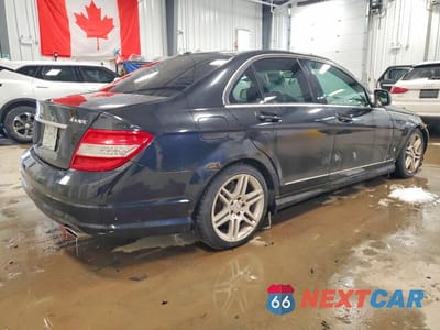 Trzecie zdjęcie samochodu z tyłu: 2009 MERCEDES-BENZ C 300 4MATIC VIN:WDDGF81X19F270037 - miniatura