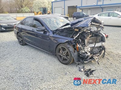 Czwarte zdjęcie samochodu z boku: 2018 MERCEDES-BENZ C 300 4MATIC VIN:WDDWF4KB8JR403192 - miniatura