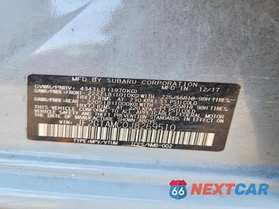 Zdjęcie 14 z 14 samochodu: 2018 SUBARU CROSSTREK LIMITED VIN:JF2GTAMC0J8269510 - miniatura