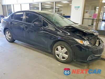Czwarte zdjęcie samochodu z boku: 2015 HONDA CIVIC LX VIN:19XFB2F5XFE701129 - miniatura