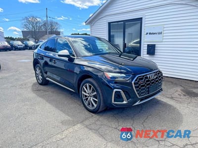 Czwarte zdjęcie samochodu z boku: 2022 AUDI SQ5 SPORTBACK PREMIUM VIN:WA114AFY4N2079853 - miniatura