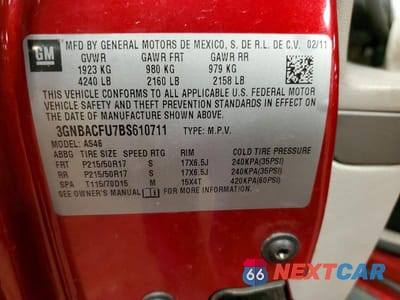 Zdjęcie 12 z 12 samochodu: 2011 CHEVROLET HHR LT VIN:3GNBACFU7BS610711 - miniatura