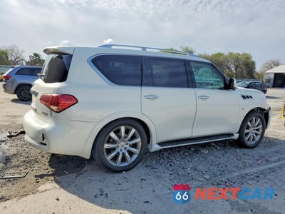 Trzecie zdjęcie samochodu z tyłu: 2014 INFINITI QX80 BASE VIN:JN8AZ2ND1E9750631 - miniatura