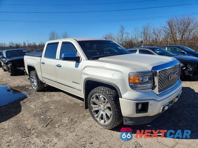 Czwarte zdjęcie samochodu z boku: 2014 GMC SIERRA K1500 DENALI VIN:3GTU2WEC9EG447530 - miniatura