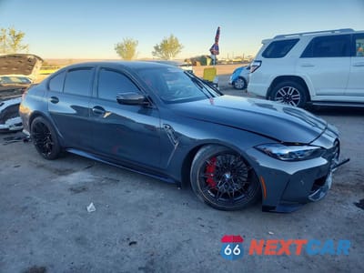 Czwarte zdjęcie samochodu z boku: 2024 BMW M3 COMPETITION VIN:WBS43AY08RFS04812 - miniatura