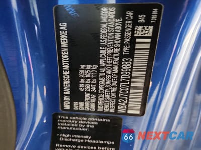 Zdjęcie 12 z 12 samochodu: 2020 BMW M240XI VIN:WBA2J7C07L7D99883 - miniatura