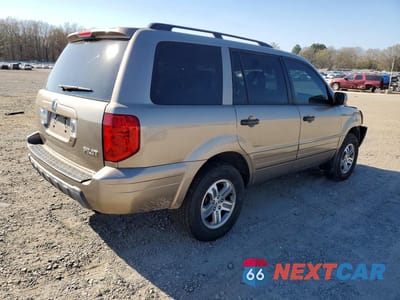 Trzecie zdjęcie samochodu z tyłu: 2003 HONDA PILOT EXL VIN:2HKYF18603H617583 - miniatura