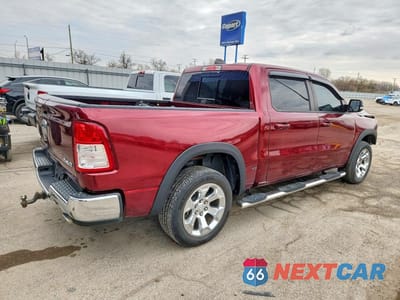 Trzecie zdjęcie samochodu z tyłu: 2021 RAM 1500 BIG HORN VIN:1C6SRFFT3MN673383 - miniatura