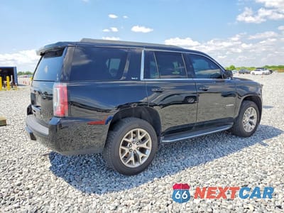 Trzecie zdjęcie samochodu z tyłu: 2018 GMC YUKON SLT VIN:1GKS1BKC3JR201241 - miniatura
