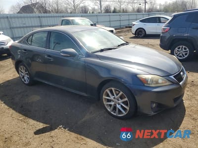 Czwarte zdjęcie samochodu z boku: 2011 LEXUS IS 250 BASE VIN:JTHCF5C28B5047352 - miniatura