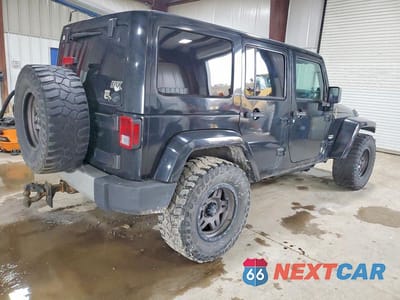 Trzecie zdjęcie samochodu z tyłu: 2012 JEEP WRANGLER UNLIMITED SAHARA VIN:1C4BJWEG6CL191585 - miniatura