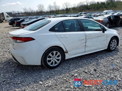 Trzecie zdjęcie samochodu z tyłu: 2020 TOYOTA COROLLA LE VIN:5YFEPRAE9LP073295 - miniatura