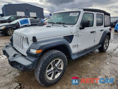 2020 JEEP WRANGLER UNLIMITED SPORT 1C4HJXDGXLW205407 - główne zdjęcie licytacji z USA - miniatura