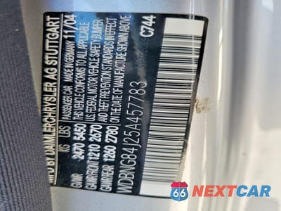 Zdjęcie 13 z 13 samochodu: 2005 MERCEDES-BENZ S 500 4MATIC VIN:WDBNG84J25A457783 - miniatura