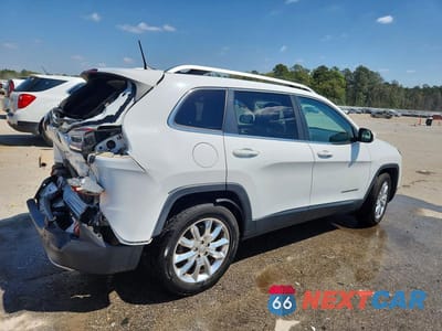 Trzecie zdjęcie samochodu z tyłu: 2016 JEEP CHEROKEE LIMITED VIN:1C4PJMDS4GW227648 - miniatura