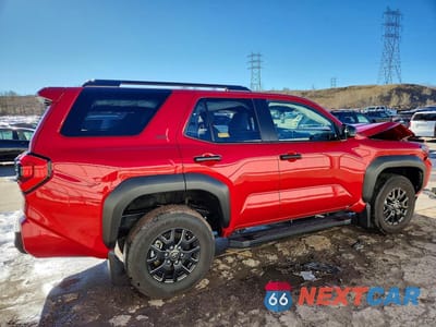 Trzecie zdjęcie samochodu z tyłu: 2025 TOYOTA 4RUNNER SR5 VIN:JTEVA5BR1S5060656 - miniatura