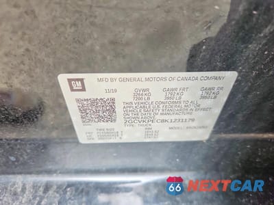 Zdjęcie 12 z 12 samochodu: 2019 CHEVROLET SILVERADO LD K1500 LT VIN:2GCVKPEC8K1231179 - miniatura