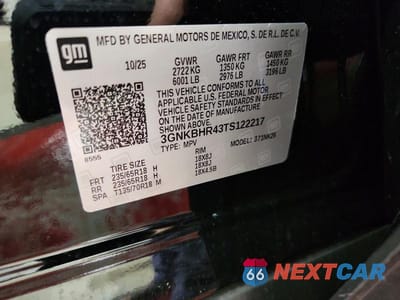 Zdjęcie 13 z 13 samochodu: 2026 CHEVROLET BLAZER 2LT VIN:3GNKBHR43TS122217 - miniatura