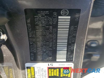 Zdjęcie 12 z 12 samochodu: 2022 TOYOTA CAMRY LE VIN:4T1C11AK7NU047120 - miniatura