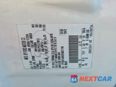 Zdjęcie 12 z 12 samochodu: 2005 FORD F150 VIN:1FTRX14W05NB01198 - miniatura