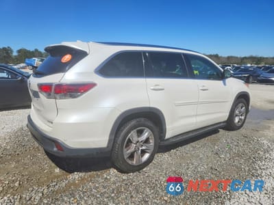 Trzecie zdjęcie samochodu z tyłu: 2015 TOYOTA HIGHLANDER LIMITED PLATINUM VIN:5TDYKRFH9FS057818 - miniatura