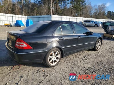 Trzecie zdjęcie samochodu z tyłu: 2007 MERCEDES-BENZ C 280 4MATIC VIN:WDBRF92H27F889628 - miniatura