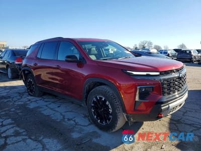 Czwarte zdjęcie samochodu z boku: 2025 CHEVROLET TRAVERSE Z71 VIN:1GNEVJRS8SJ297315 - miniatura