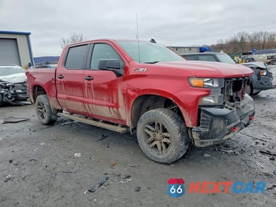 Czwarte zdjęcie samochodu z boku: 2021 CHEVROLET SILVERADO K1500 TRAIL BOSS CUSTOM VIN:1GCPYCEF5MZ395008 - miniatura