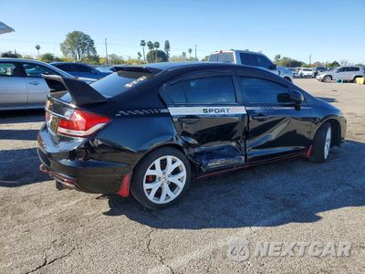 Trzecie zdjęcie samochodu z tyłu: 2013 HONDA CIVIC SI VIN:2HGFB6E55DH701020 - miniatura