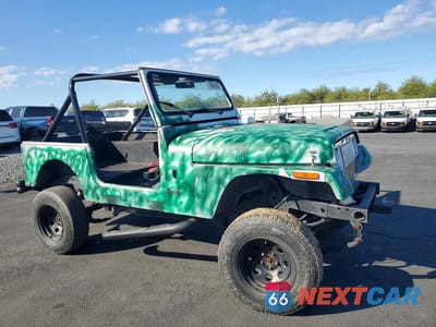 Czwarte zdjęcie samochodu z boku: 1991 JEEP WRANGLER / YJ S VIN:2J4FY19P9MJ137824 - miniatura