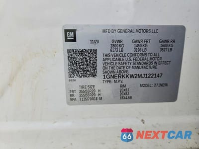 Zdjęcie 14 z 14 samochodu: 2021 CHEVROLET TRAVERSE PREMIER VIN:1GNERKKW2MJ122147 - miniatura