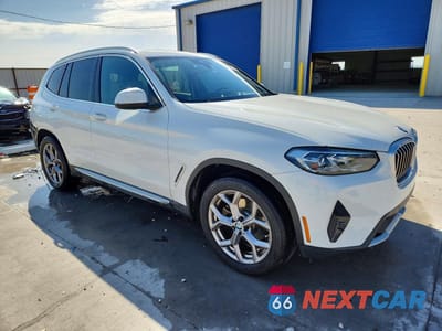 Czwarte zdjęcie samochodu z boku: 2022 BMW X3 SDRIVE30I VIN:5UX43DP09N9M15535 - miniatura