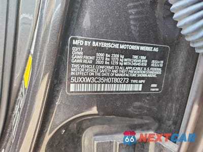 Zdjęcie 12 z 12 samochodu: 2017 BMW X4 XDRIVE28I VIN:5UXXW3C35H0T80273 - miniatura